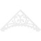 Ekena Millwork Pitch Genova Architectural Grade PVC Gable Pediment, 48"W x 24"H x 1"P (12/12) GPP048X024X100GEN - alternate 4